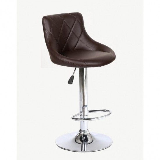 Bar stool HOCKER HC 1054 Brown, 4394, Makeup artist's chair,  Health and beauty. All for beauty salons,Furniture ,  buy with worldwide shipping
