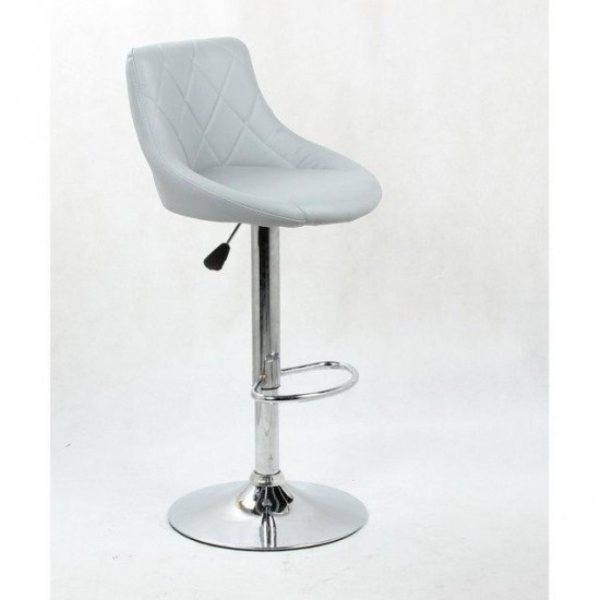 Барний стілець Hoker HC 1054 Сірий, 4395, Кресло визажиста,  Краса та здоров'я. Все для салонів краси,Меблі ,  Купити в Україні