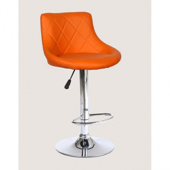Bar stool HOCKER HC 1054 Orange, 4396, Makeup artist's chair,  Health and beauty. All for beauty salons,Furniture ,  buy with worldwide shipping