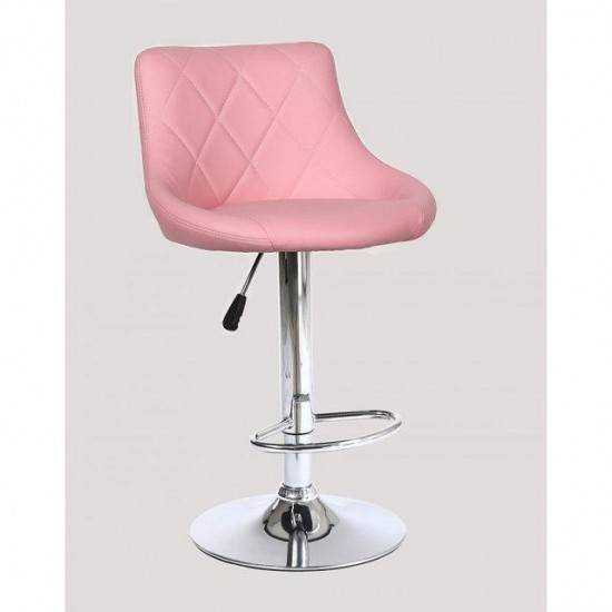 Bar stool HOCKER HC 1054 Pink, 4398, Makeup artist's chair,  Health and beauty. All for beauty salons,Furniture ,  buy with worldwide shipping