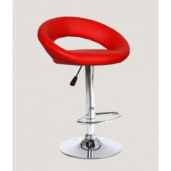 Барный стул Хокер HC-104C Красный, 6373, Кресло визажиста,  Красота и здоровье. Все для салонов красоты,Мебель ,  купить в Украине