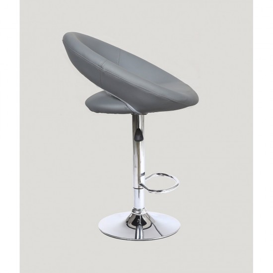 Барний стілець Хокер HC-104C Сірий, 6375, Кресло визажиста,  Краса та здоров'я. Все для салонів краси,Меблі ,  Купити в Україні