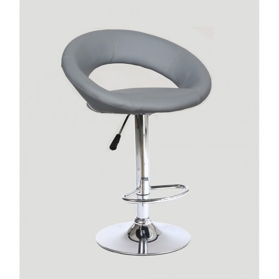 Барний стілець Хокер HC-104C Сірий, 6375, Кресло визажиста,  Краса та здоров'я. Все для салонів краси,Меблі ,  Купити в Україні