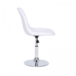 Барний стілець Хокер HC-1801W екошкіра, Білий бірюзовий
