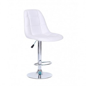 Bar stool Hawker HC-1801W eco-leather, turquoise White