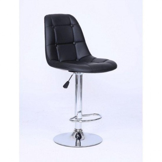Bar stool Hawker HC-1801W eco-leather, turquoise Black, 6379, Makeup artist's chair,  Health and beauty. All for beauty salons,Furniture ,  buy with worldwide shipping