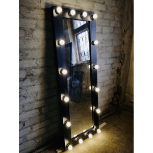  Miroir pleine longueur 1800x800 avec ampoules en stock et sur commande. Miroir de maquillage, miroir de maquillage