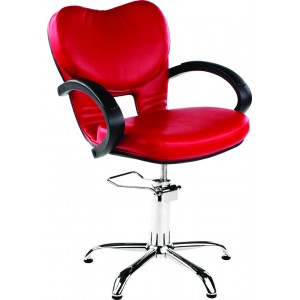  Cadeira de cabeleireiro CLIO Hidráulica, Quadrada