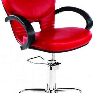  Cadeira de cabeleireiro CLIO Hidráulica, Quadrada