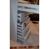 Mueble de manicura blanco con cerradura y cajones.-6498-Trend-Carro al salón de belleza