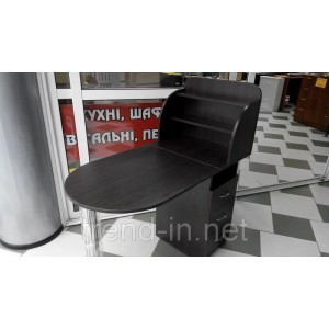 Manicure table with drawers and shelves wenge