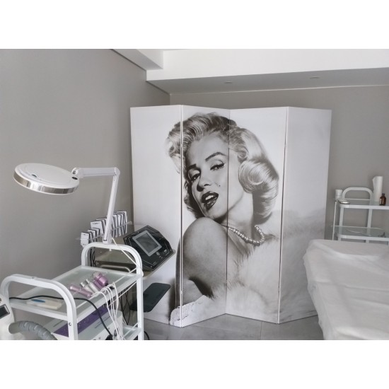 Stylish black and white screen with photo printing, 6616, Screens and partitions,  Health and beauty. All for beauty salons,Furniture ,  buy with worldwide shipping