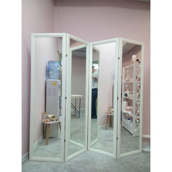 Spiegelscherm voor schoonheidssalons 4 secties-5635-Партнер-Möbel