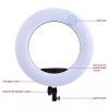 Ring lamp with digital display diameter 45 cm 70 W with digital display, 3 holders, bag and remote control, for beauty salon, 6474, Ring lamps,  Health and beauty. All for beauty salons,Furniture ,  buy with worldwide shipping