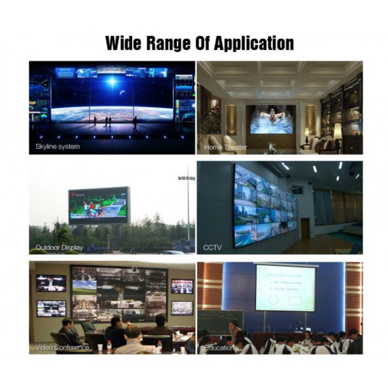 Transmisión de audio, video, señal IR (control remoto) a través de cable coaxial Extensor de audio y video HDMI de 300 m con IR-952724951-Securit-Electrónica