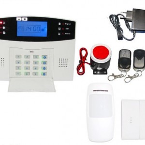 Set of wireless GSM alarm system GSM SMS Autonomous alarm system for garage, for cottage, for apartment