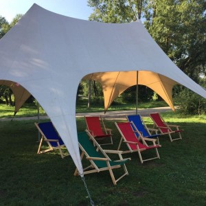  Tent for the ceremony of friendship.