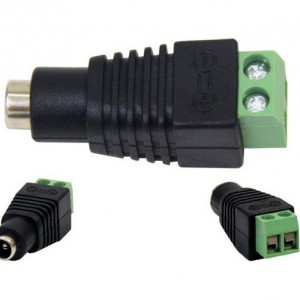 Conector de alimentação Conector de alimentação 5,5 mm, mãe