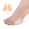 Witte siliconen bescherming tegen eelt op de pink met een ring-P-18-032-Foot care-Alles voor manicure