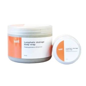 Лімфодренажне обгортання Lymphatic drainage body wrap, 50 мл, холодне лімфодренажне мінеральне обгортання, SPANI