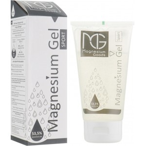 Gel de magnésio para massagem e esportes, 150 ml, Gel de magnésio 100% natural, com vitamina PP e cânfora