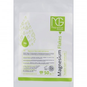 Magnesium flakes, bubble bath to improve immunity, Magnesium flakes bubble bath IMMUNO, 50 g