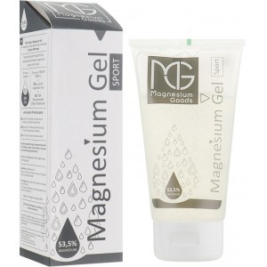 Gel de magnésium pour massage et sport, 150 ml, Gel de magnésium 100% naturel, avec vitamine PP et camphre
