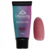 Ubeauty Polygel with Shimmer Red 60 ml, Camouflage Acrylic Gel with Sequins Skirt, sparkling, red-952732992-ubeauty-Everything for manicure