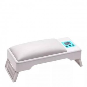 Nagellamp UV-lamp 2 in 1 Opvouwbaar leren nagelkussen met standaard Handige draagbare lamp